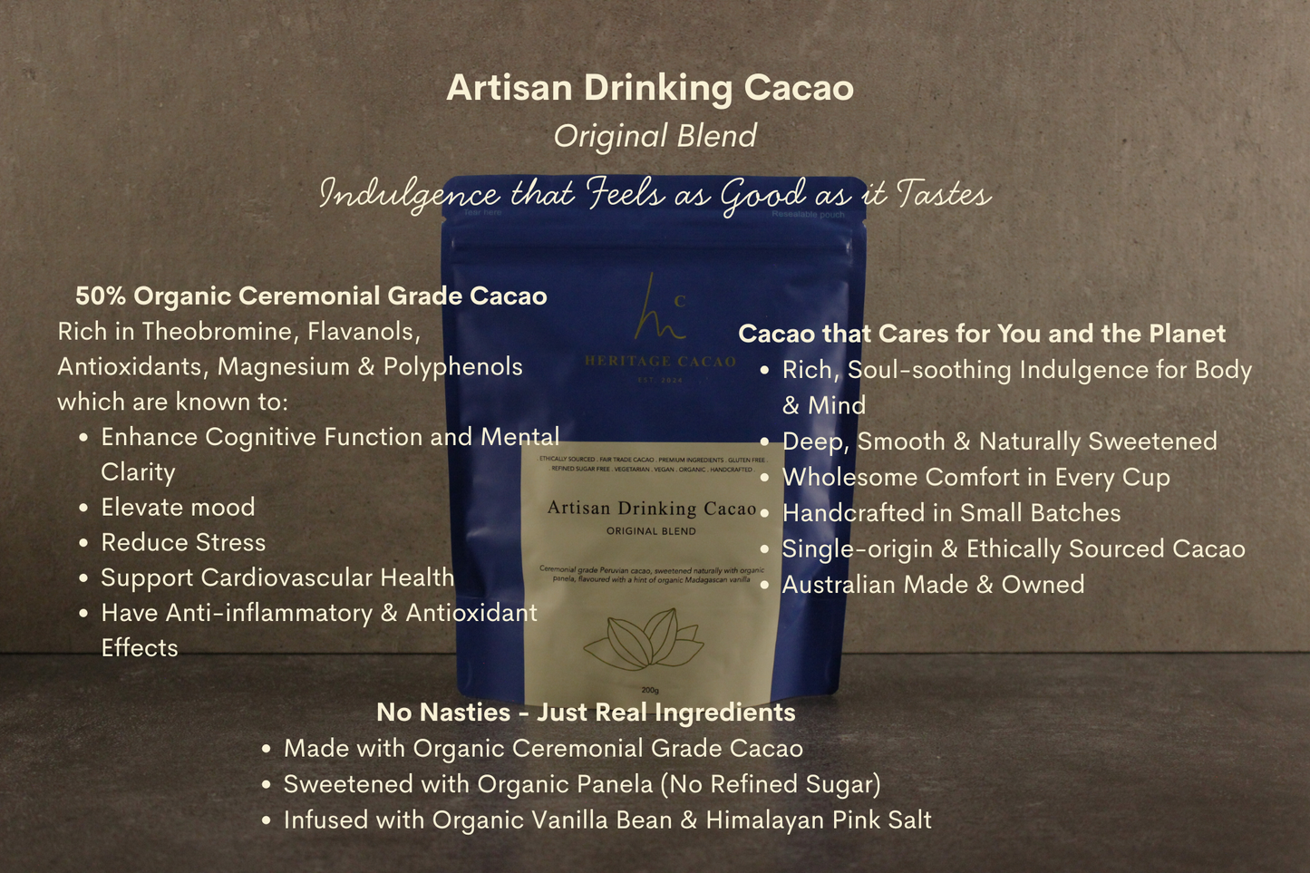 Artisan Drinking Cacao - Original Blend 200g